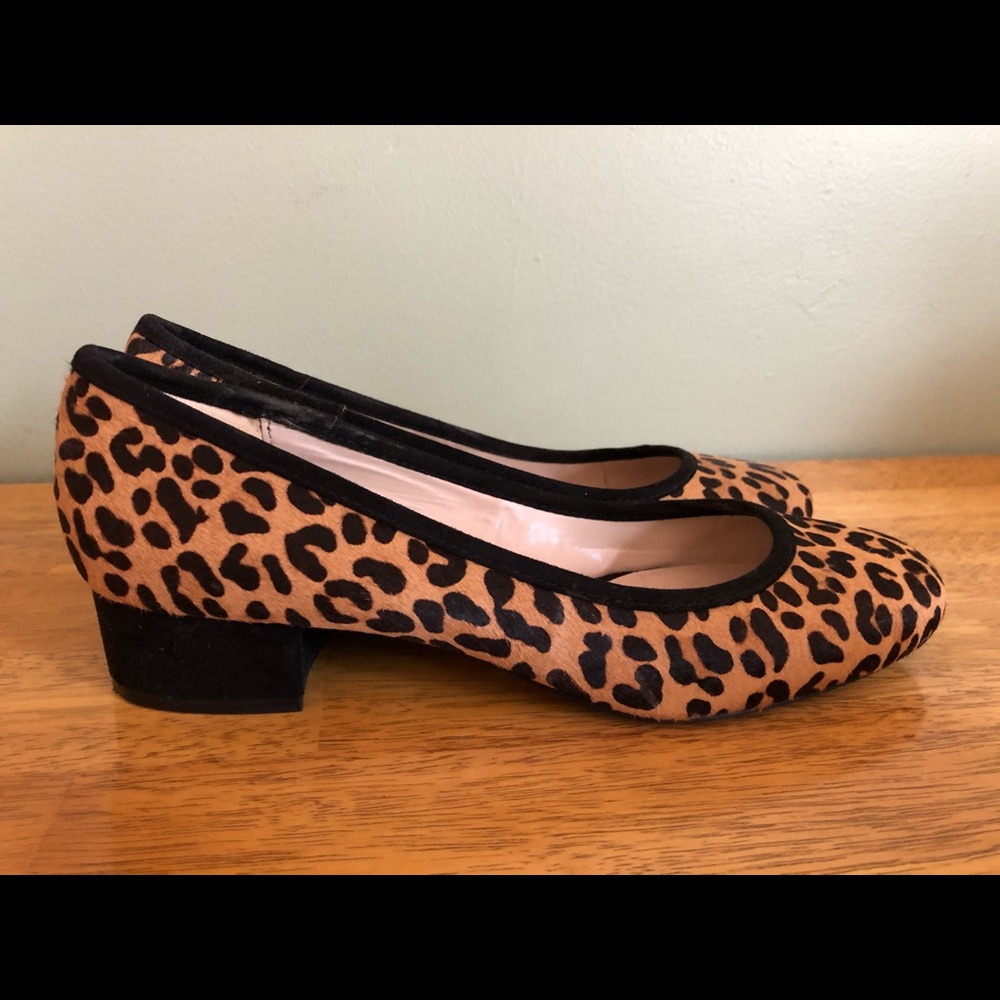 Nine West Leopard Calf-hair heels size 11